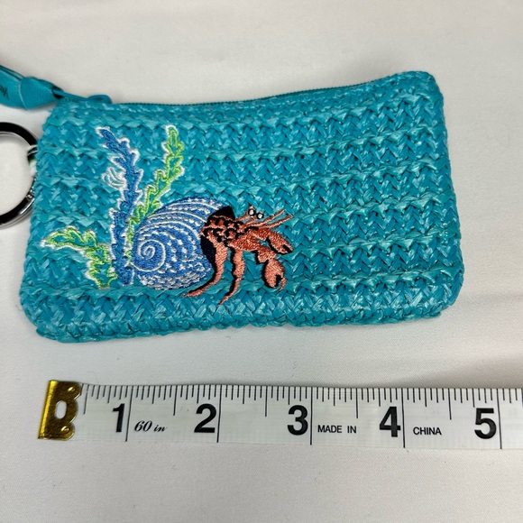 Vera Bradley Antilles Treasure Straw  Zip ID Case - NEW With Tags - Picture 2 of 5